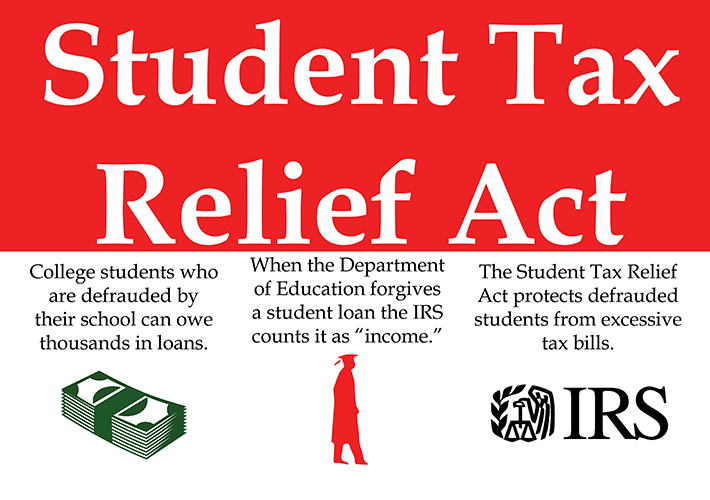 Senators Introduce Student Tax Relief Act